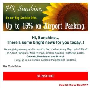 Discounts on Airport Parking